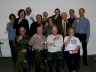 The members of the club celebrating with the trophy