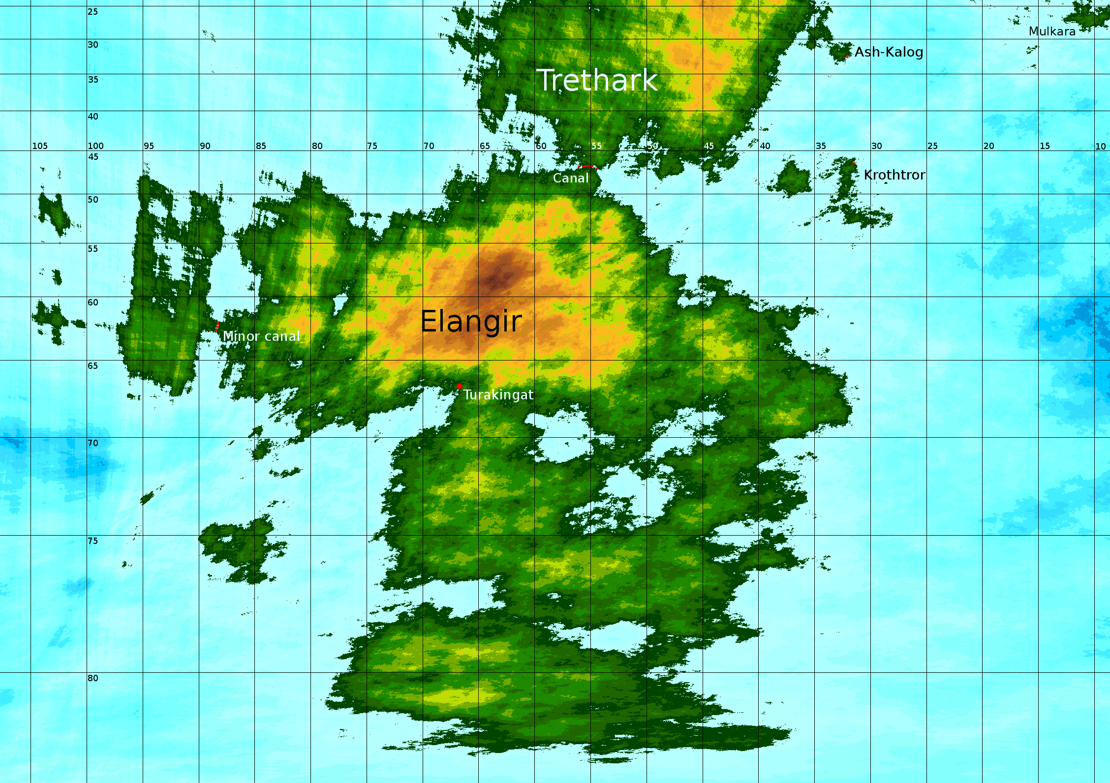 Map of Elangir