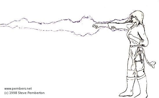 Adramal Casting a Spell